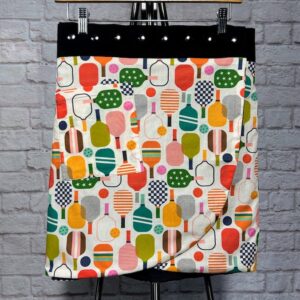 Short Summer Reversible Skirt MED: Piper