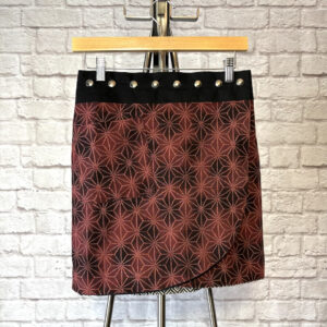 Short Summer Reversible Skirt MED w/DARTS: Maxine