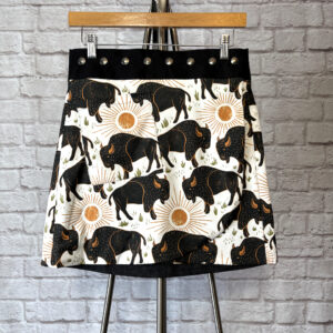 Short Summer Reversible Skirt SM: Buffy